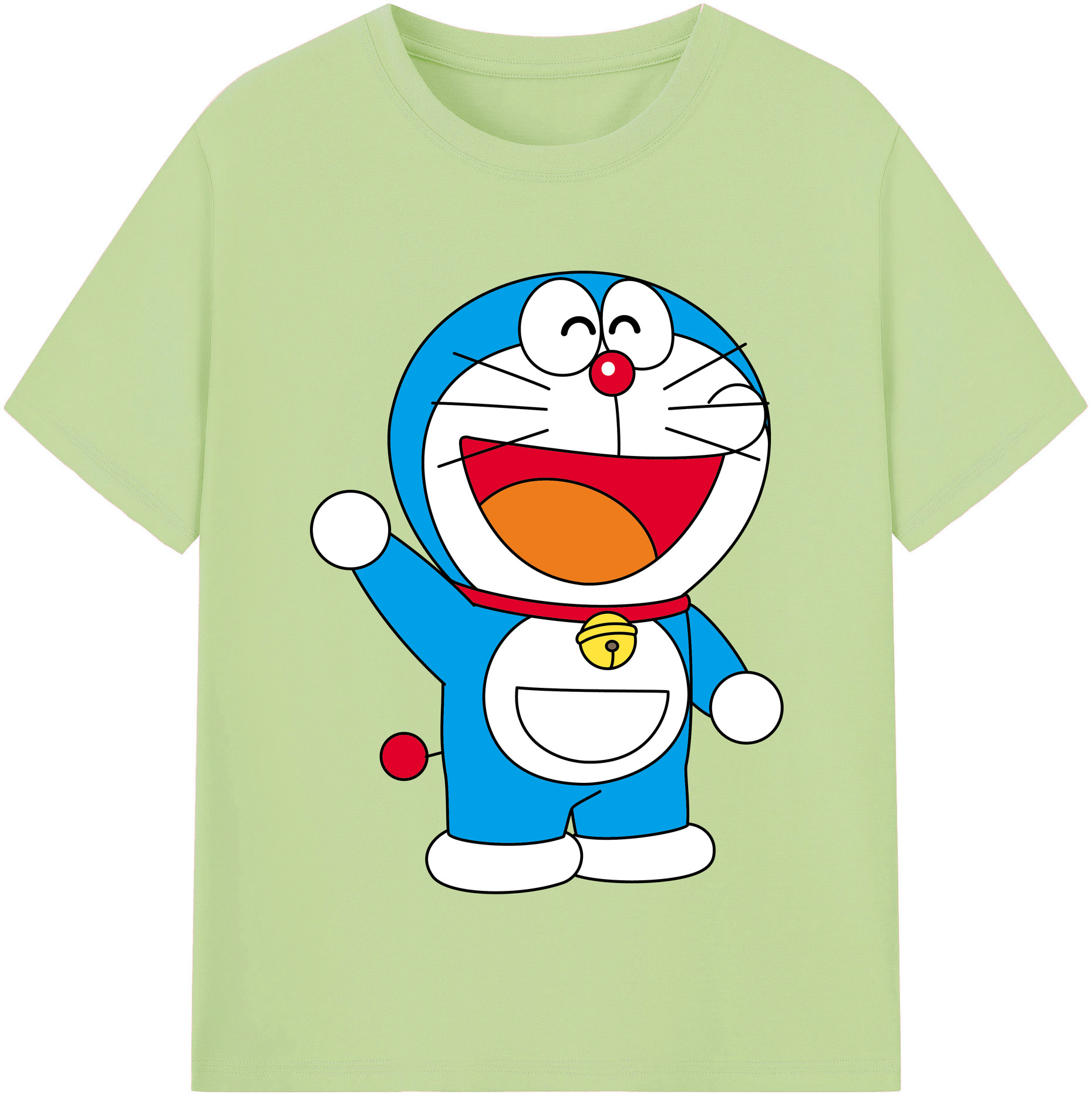 （画像用） ドラえもん Doraemon 綿100％半袖Tシャツ（フロントプリント）